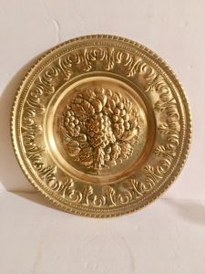 Brass decorative tray