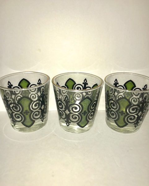 Espana Antique Drinking Glasses-Set of 3